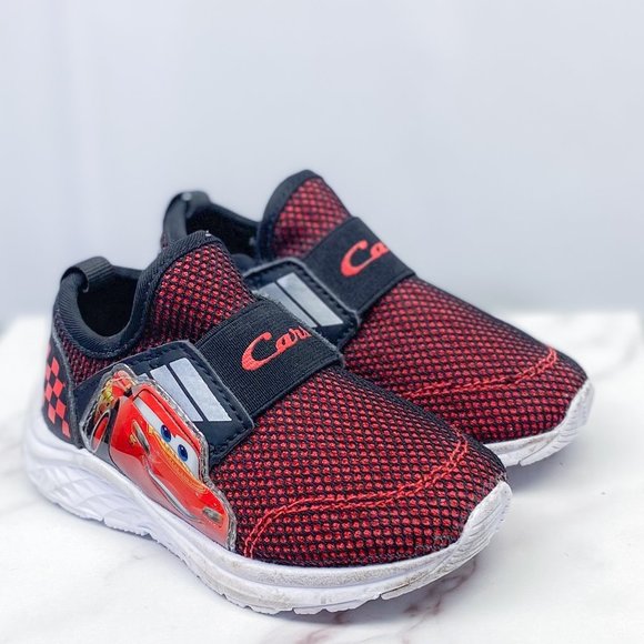 Disney Light Up Shoes CARS Pixar Toddler Little Kid Sneakers - Picture 3 of 10